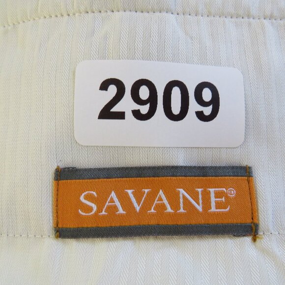 Savane* Men's 1.5" Belt Loop Multipocketed Textured Linen Blend Shorts~ Size 44W - Picture 3 of 12